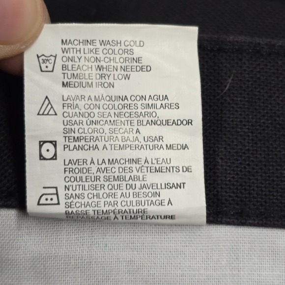 Dickies Pants Mens 42x32 Black‎ Duck Carpenter Relaxed Fit Flex Outdoors Work - Picture 7 of 12